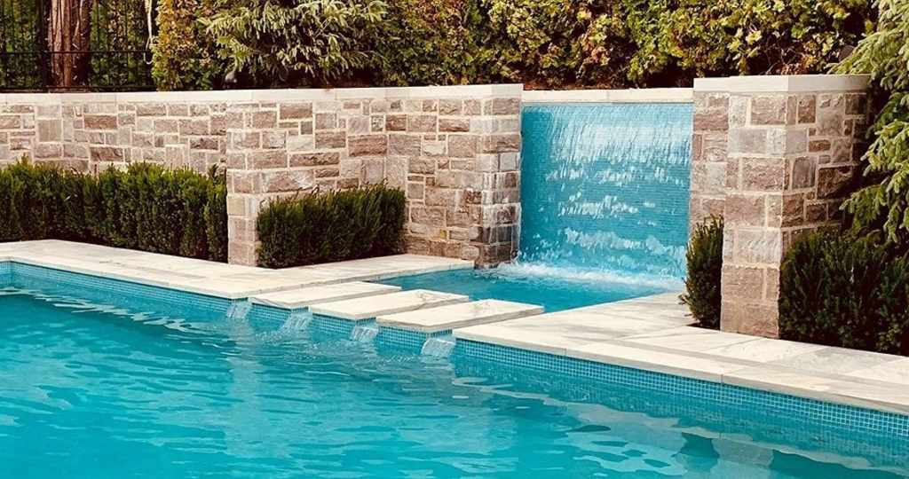 Combo Spa, Swimming Pool & Water Wall  